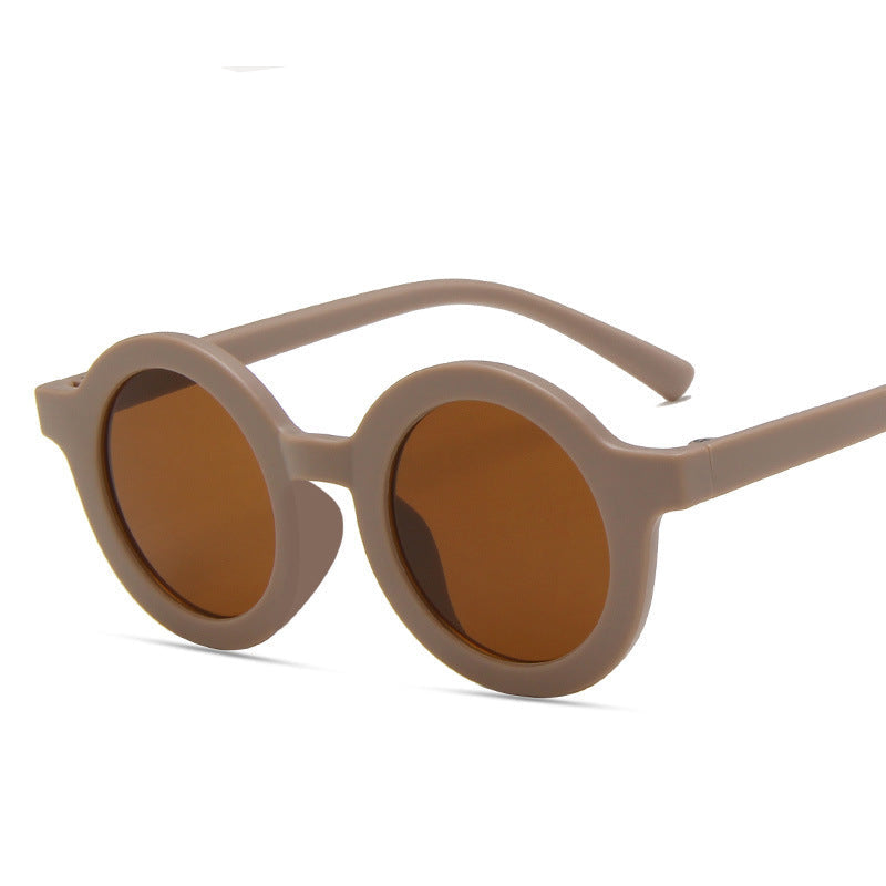 Wholesale children's round frame cartoon sunglasses